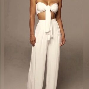 White Linen Set from JLuxLabel